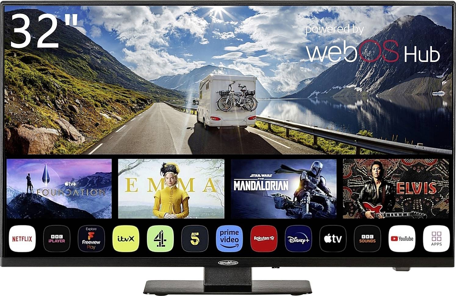 Reflexion LDDX32iBT_B LCD-TV 80 cm 32 Zoll EEK E (A - G) DVB-T2