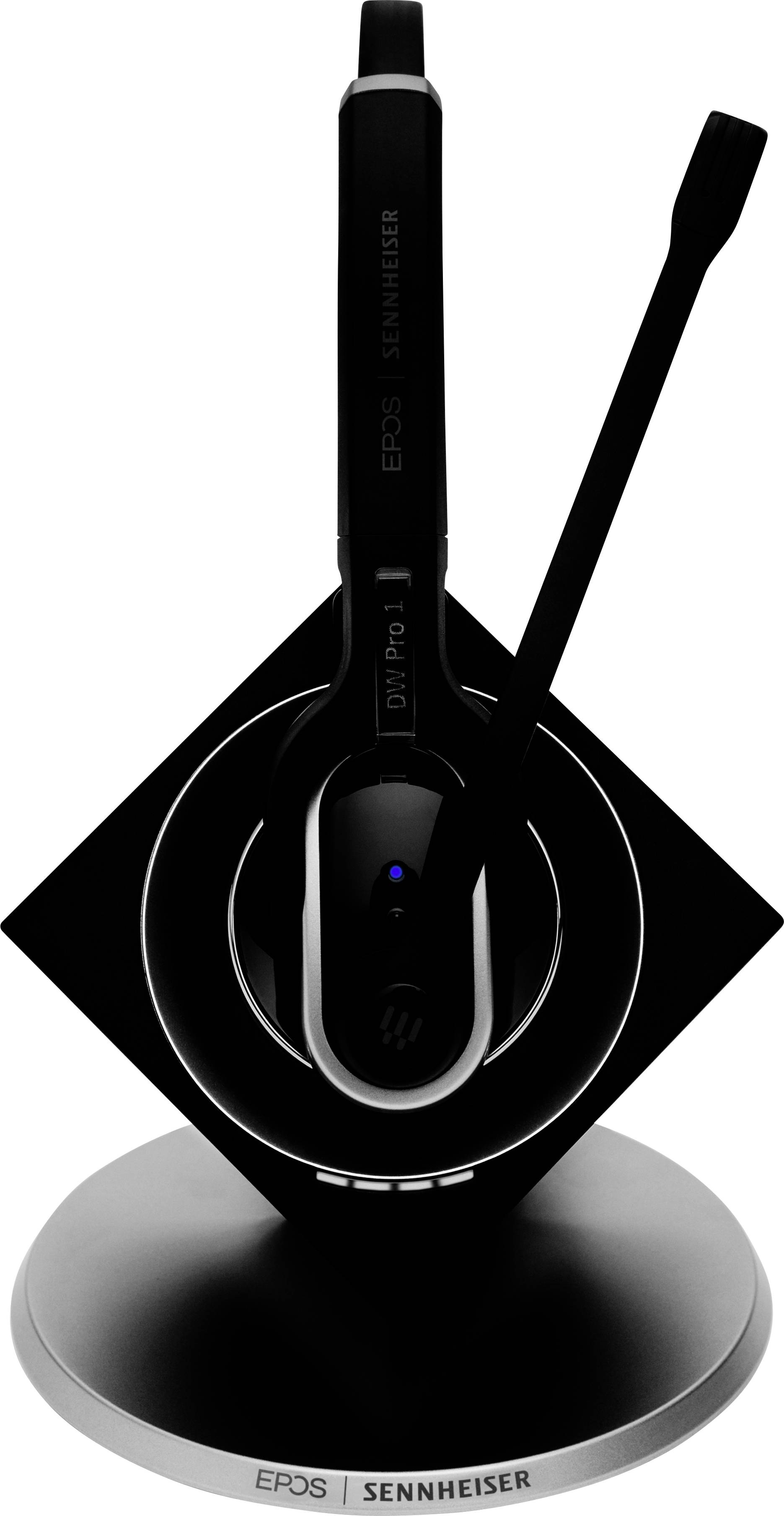 EPOS IMPACT DW 20 ML EU On Ear Headset DECT Mono Schwarz Noise Cancelling Lautstärkeregelung
