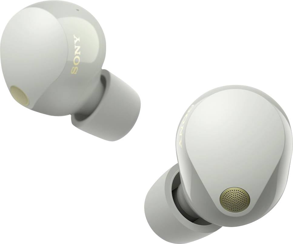 Sony WF-1000XM5 In Ear Kopfhörer Bluetooth® Stereo Silber Noise Cancelling Wasserabweisend HiFi