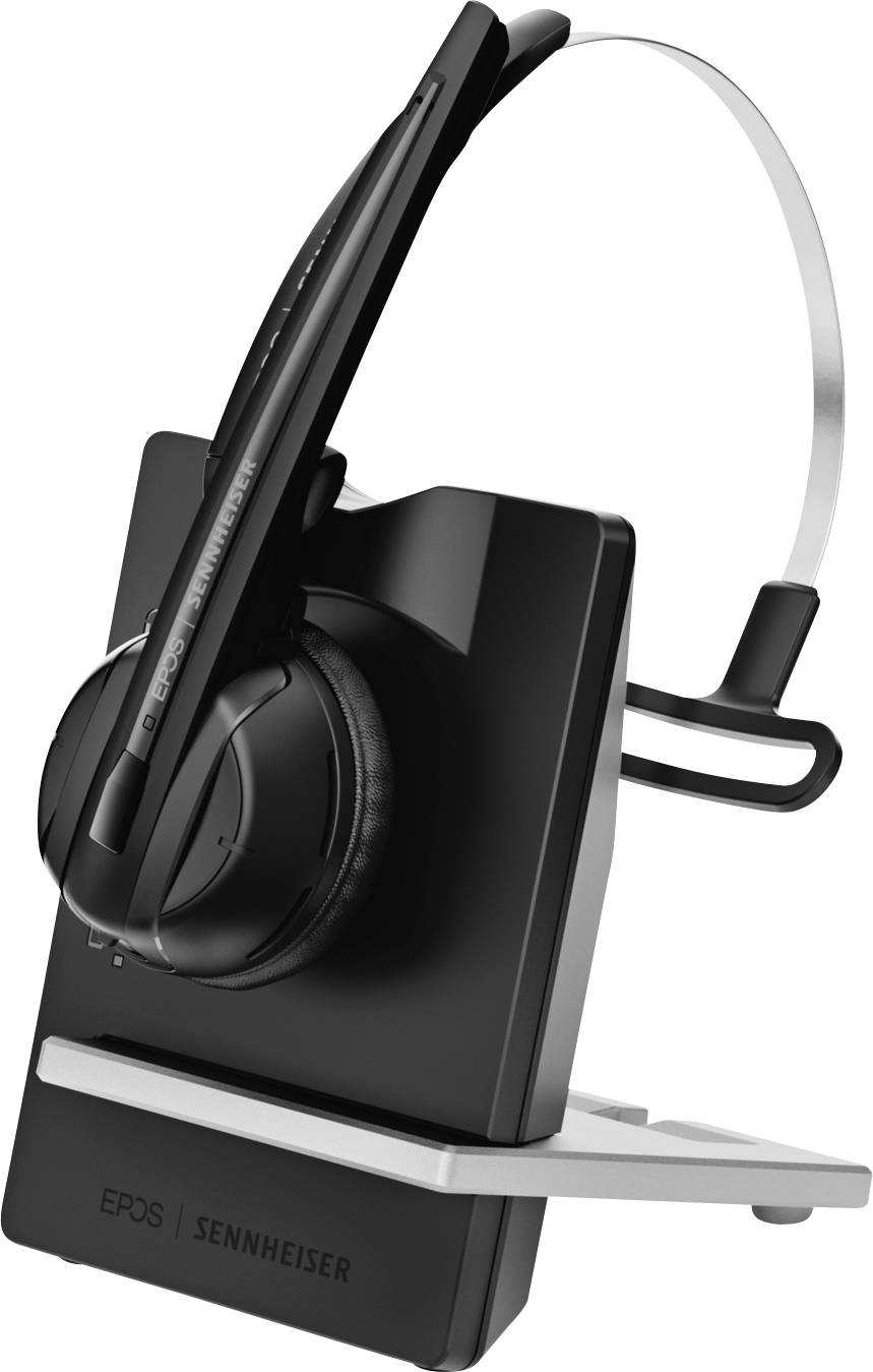EPOS Headset On Ear Headset DECT Mono Schwarz Noise Cancelling Mikrofon-Stummschaltung Telefon