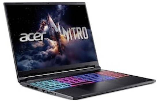 Acer Gaming Notebook Nitro 16S AI 40.6 cm (16 Zoll) WQXGA AMD Ryzen AI 9 365 32 GB RAM 1000 GB SSD Deutsch