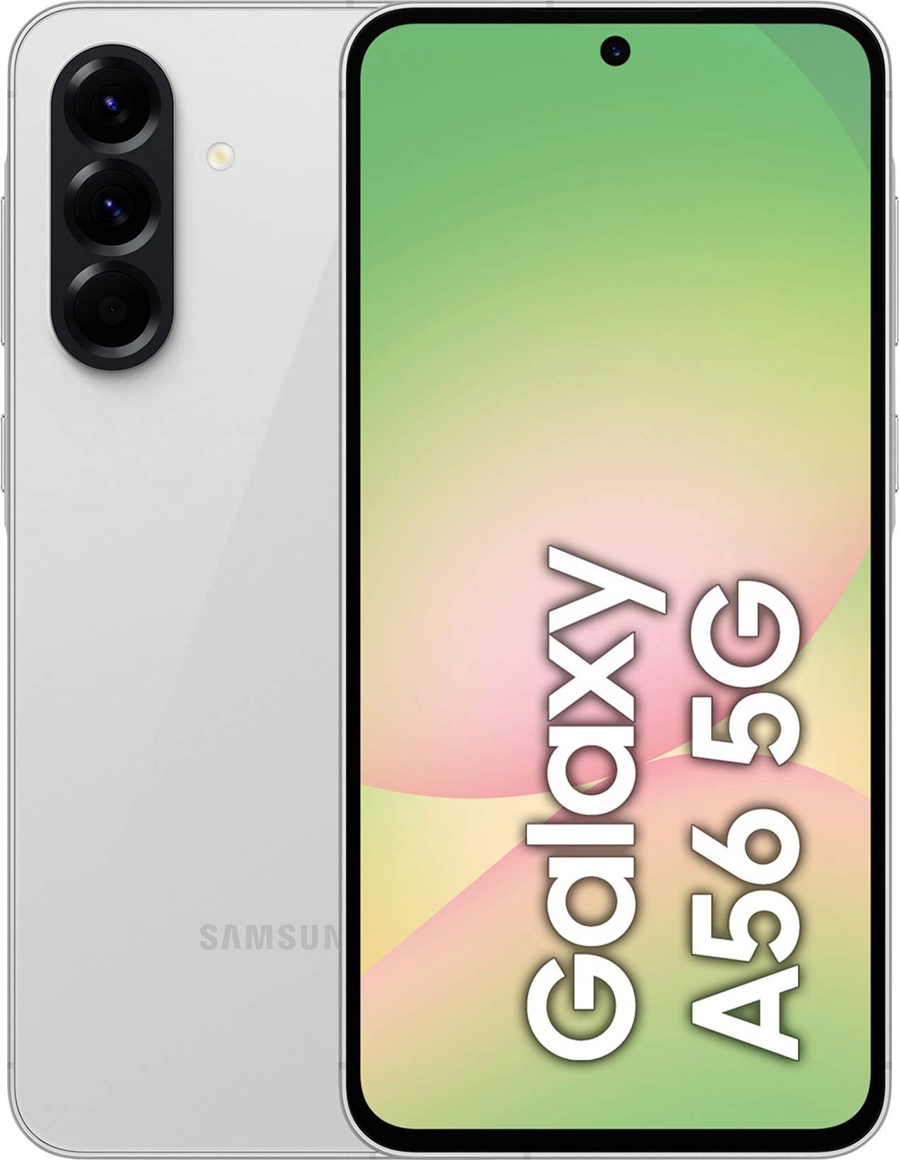 Samsung Galaxy A56 5G 128 GB Hellgrau EEK B (A - G) 17 cm (6.7 Zoll) Smartphone