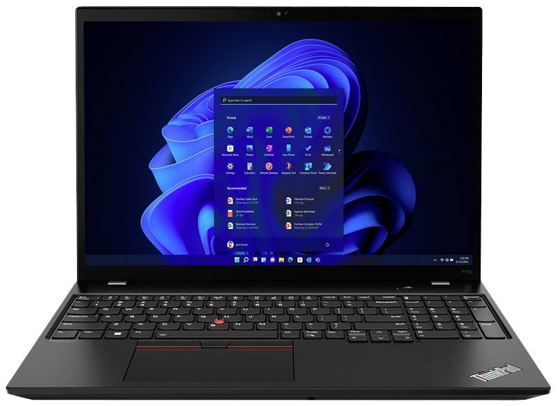 Lenovo Workstation Notebook ThinkPad P16s G2 40.6 cm (16 Zoll) WUXGA AMD Ryzen 7 7840U 16 GB RAM 512 GB SSD Deutsch