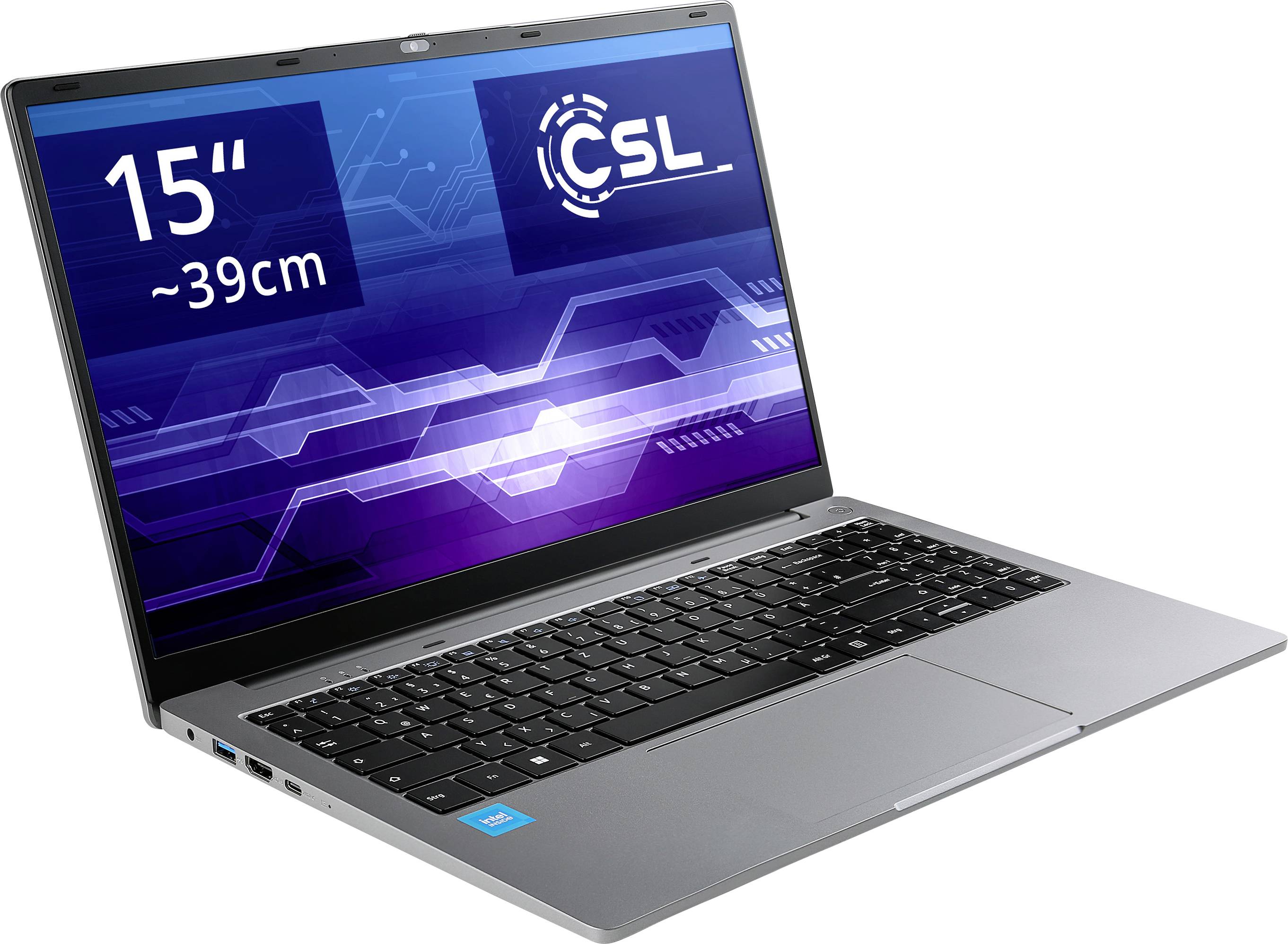 CSL Computer Notebook R'Evolve C15 v4 39.6 cm (15.6 Zoll) Full HD Intel® N N100 8 GB RAM 2 TB SSD Deutsch