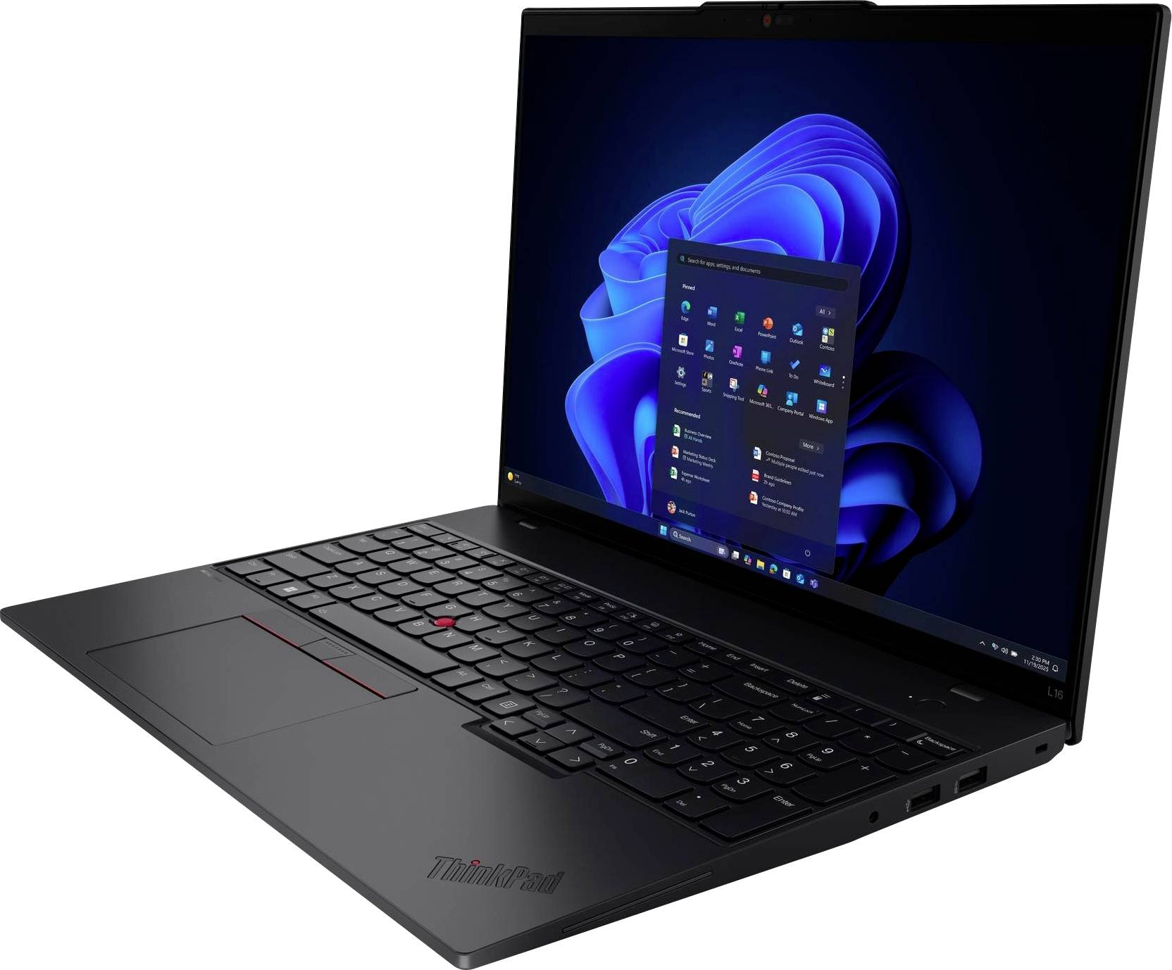 Lenovo Notebook 21SC000FGE 40.6 cm (16 Zoll) WUXGA AMD Ryzen 7 Pro 250 16 GB RAM 512 GB SSD Deutsch
