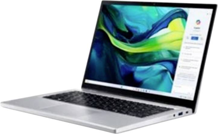 Acer 2-in-1 Notebook Tablet 14 Zoll WUXGA Intel N N150 16GB RAM 512GB SSD Silber