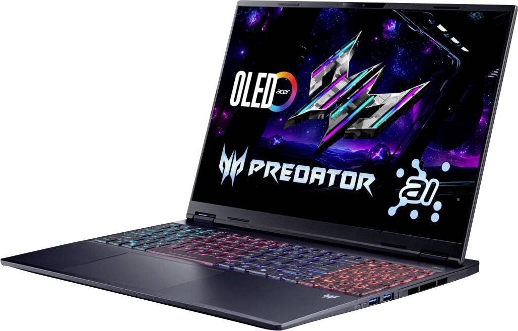 Acer Notebook PHN16S-71-974P 40.6 cm (16 Zoll) WQXGA Intel® Core™ Ultra 9 275HX 16 GB RAM 1000 GB SSD Deutsch