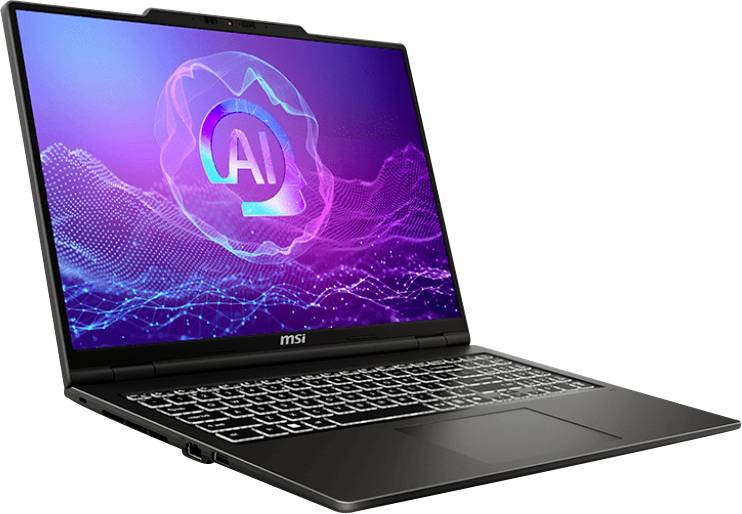 MSI Notebook 40.6 cm (16 Zoll) 2K AMD Ryzen AI 7 350 16 GB RAM 1 TB SSD Deutsch