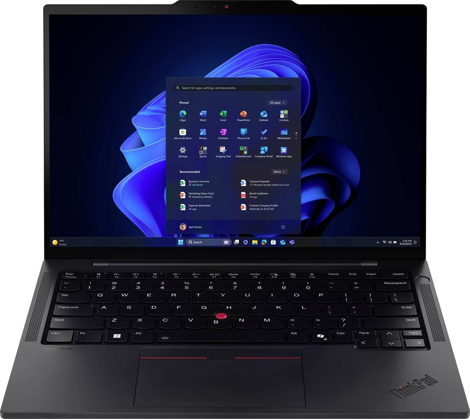 Lenovo Notebook 21R10069GE 35.6 cm (14 Zoll) WUXGA Intel® Core™ Ultra 5 225U 16 GB RAM 512 GB SSD Deutsch