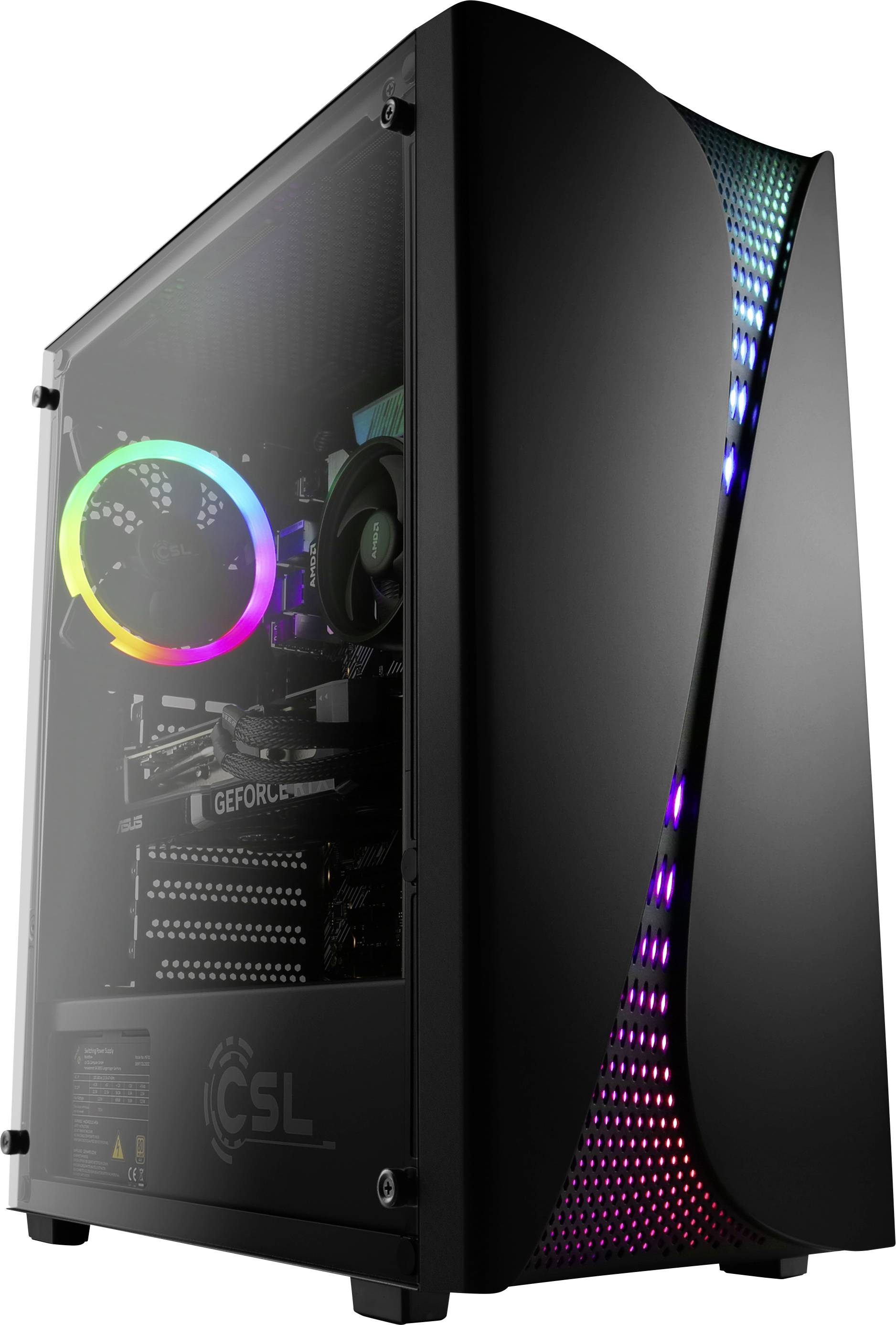 CSL Computer Gaming PC M11620H AMD Ryzen 5 9600X 5.4 GHz 16 GB RAM 1 TB SSD Nvidia GeForce RTX™ 4060 8 GB GDDR6 Win 11 H