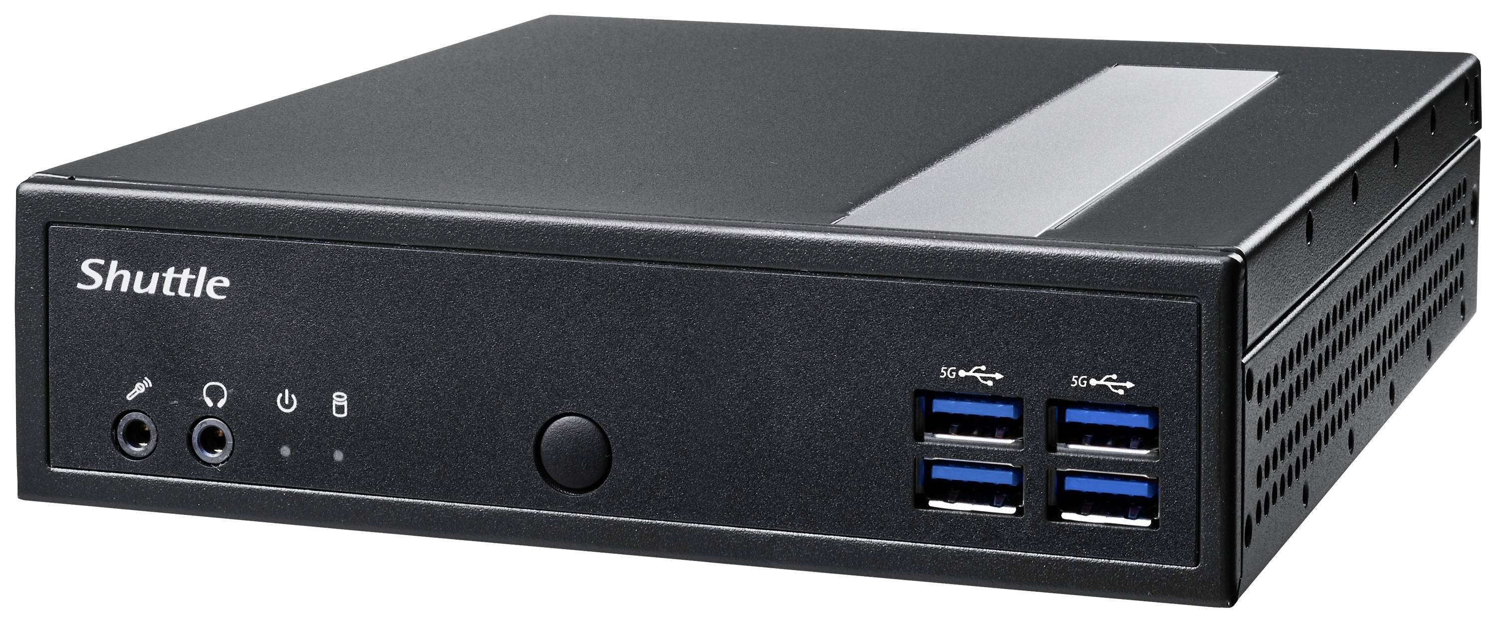 Shuttle Mini PC DL30N N100 3.4 GHz 16 GB RAM 500 GB SSD Intel Intel UHD Win 11 Pro Shuttle DL30N PC