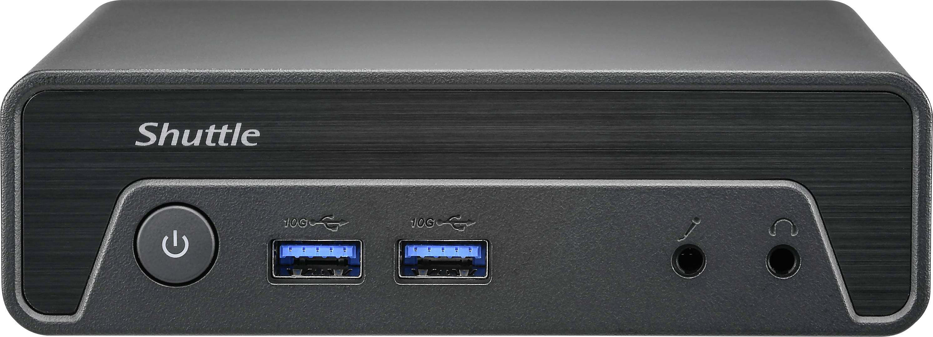Shuttle Mini PC XPC nano NE1010BA 2.5 cm (1 Zoll) Intel® N N100 3.4 GHz 8 GB RAM 128 GB SSD Intel UHD Graphics NE1010BA