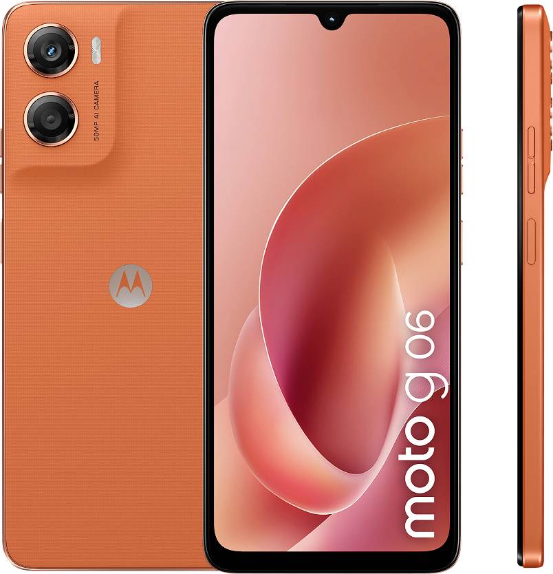 Motorola g06 256 GB Orange EEK A (A - G) 17.5 cm (6.88 Zoll) Smartphone