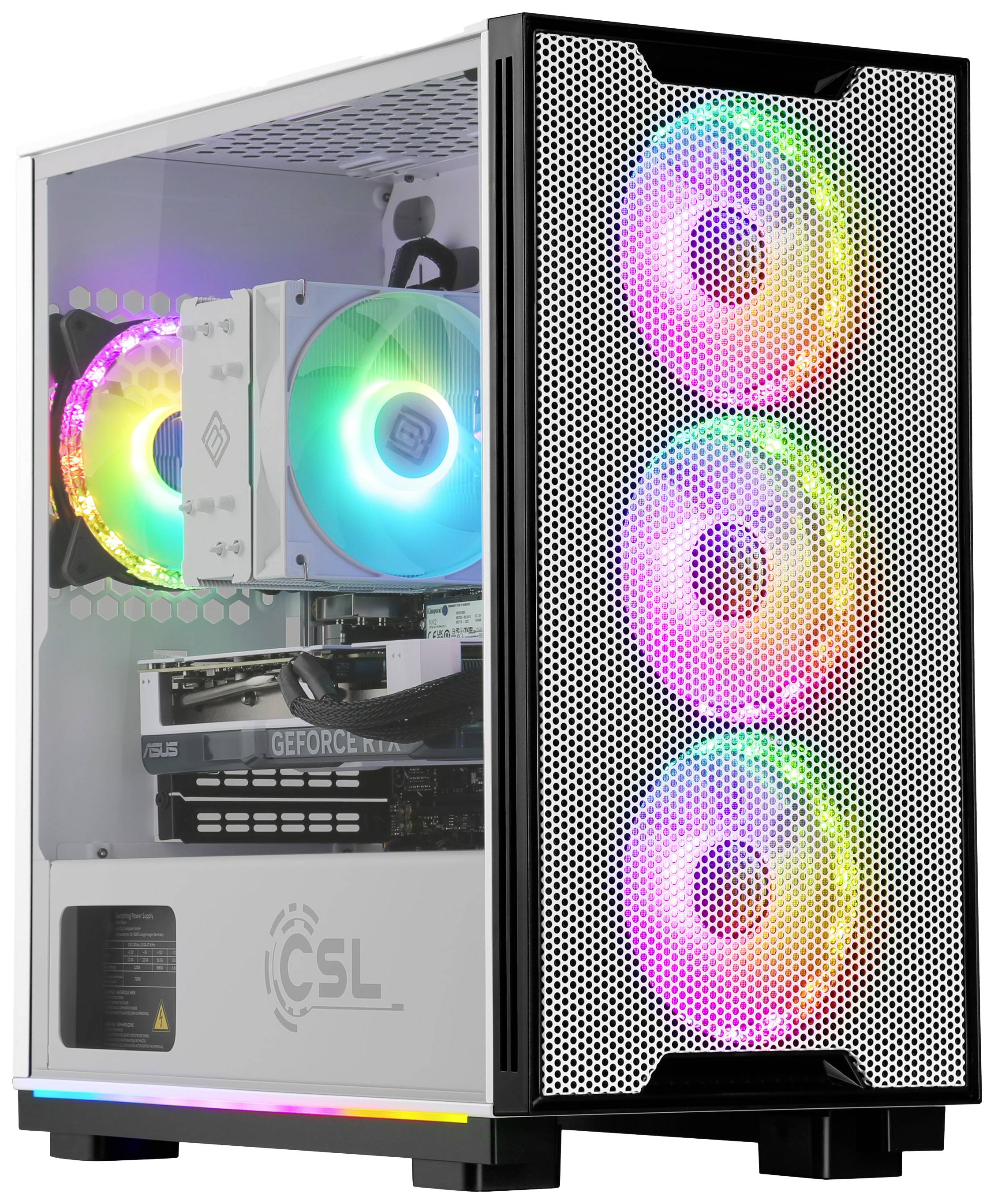 CSL Computer Gaming PC M10820 Intel® Core™ i5 14600 5.2 GHz 32 GB RAM 1000 GB SSD Nvidia GeForce RTX™ 4060 8 GB GDDR6 91