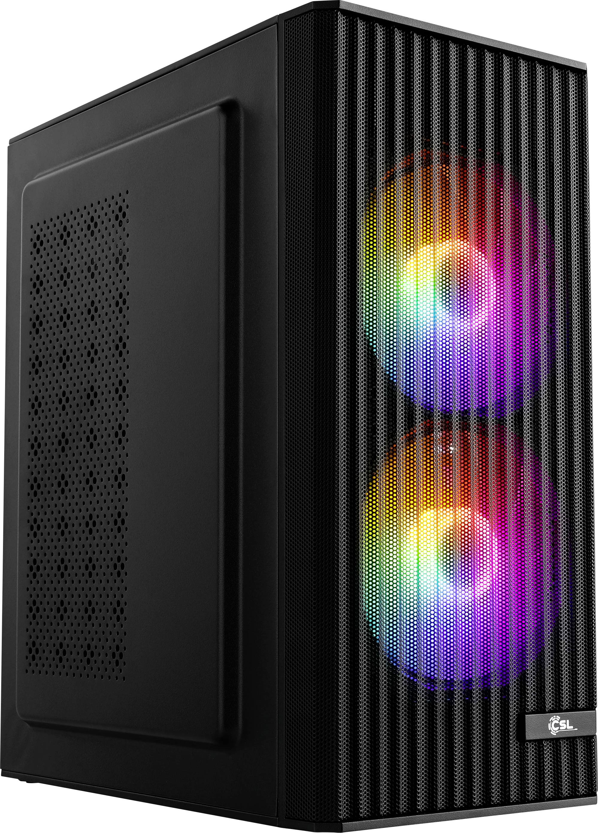 CSL Computer Gaming PC M12800H AMD Ryzen 5 5500 4.2 GHz 32 GB RAM 2000 GB SSD Nvidia GeForce RTX™ 5060 8 GB GDDR7 96136