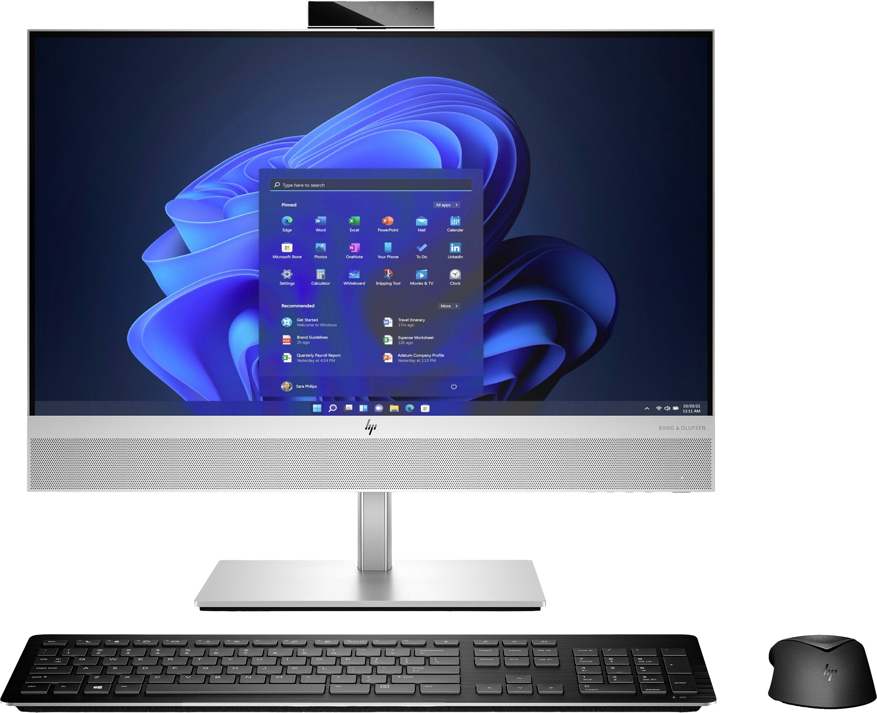 HP All-in-One PC EliteOne 840 G9 AiO 238 Zoll Full HD Intel Core i7 16GB RAM 512GB SSD Schwarz Silber