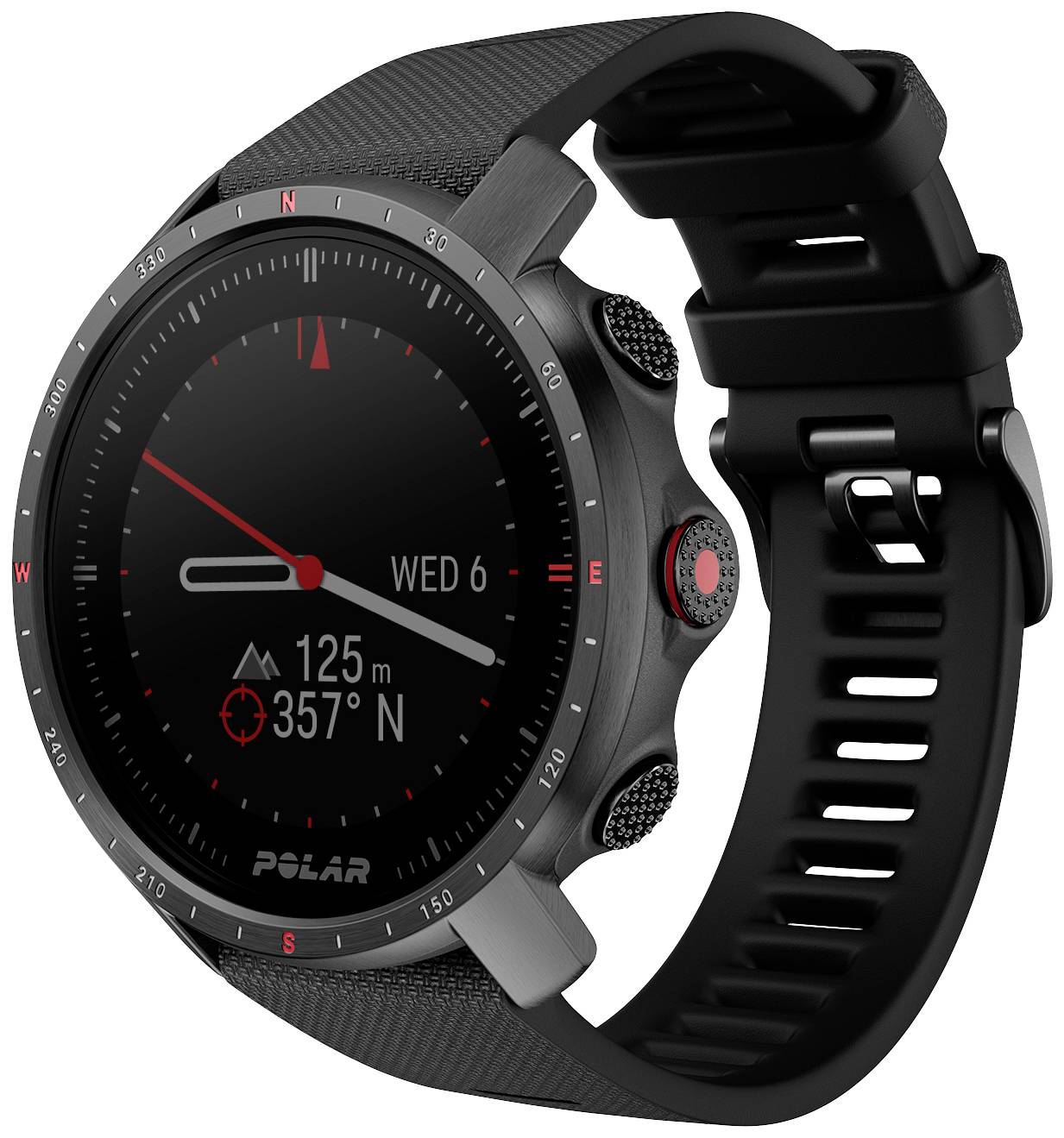 Polar GritX Pro Sportuhr 47 mm M/L Schwarz - Chipgalaxy Polar GritX Pro Sportuhr 47 mm M/L Schwarz