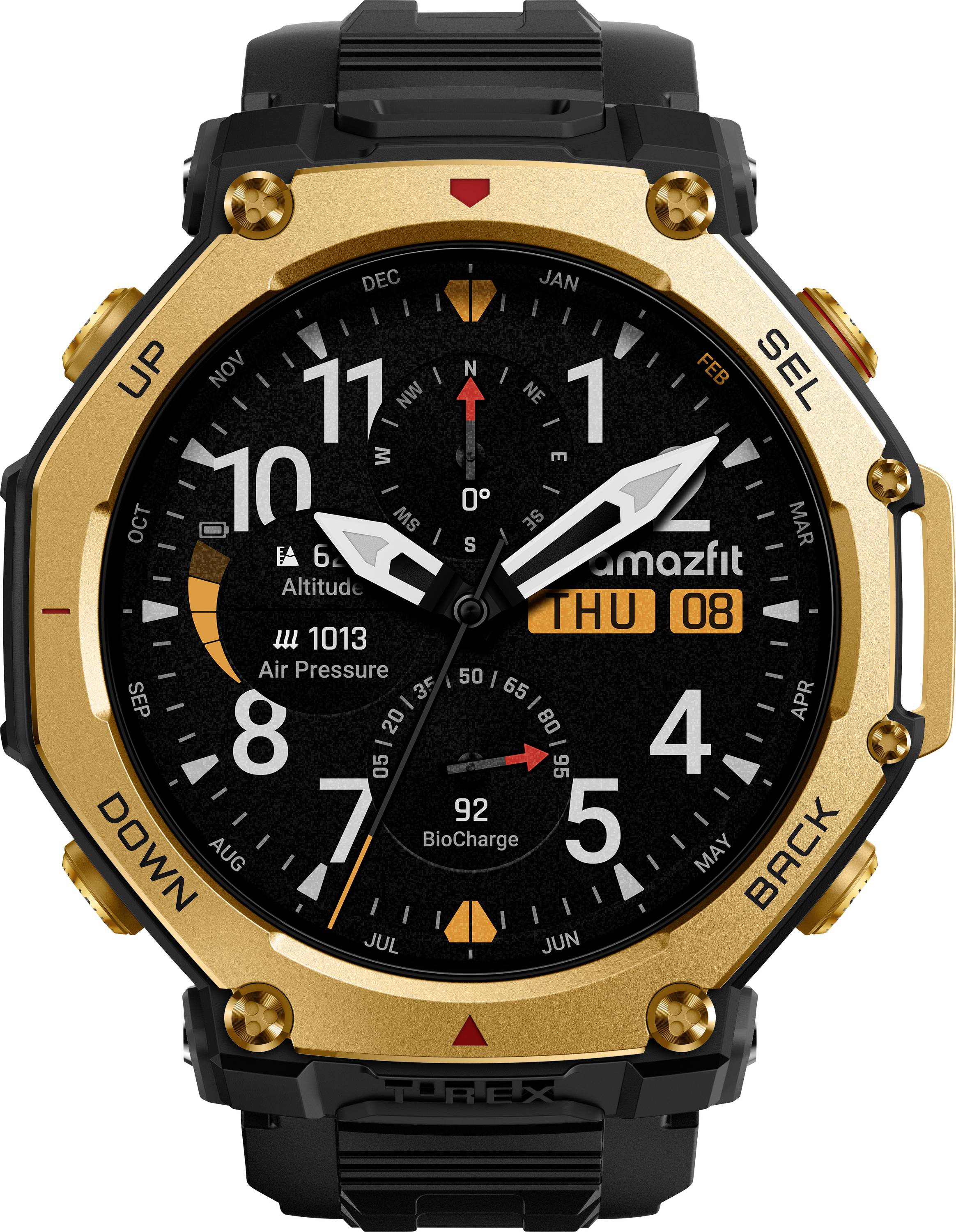 Amazfit T-Rex 3 Pro Smartwatch 48 mm Schwarz