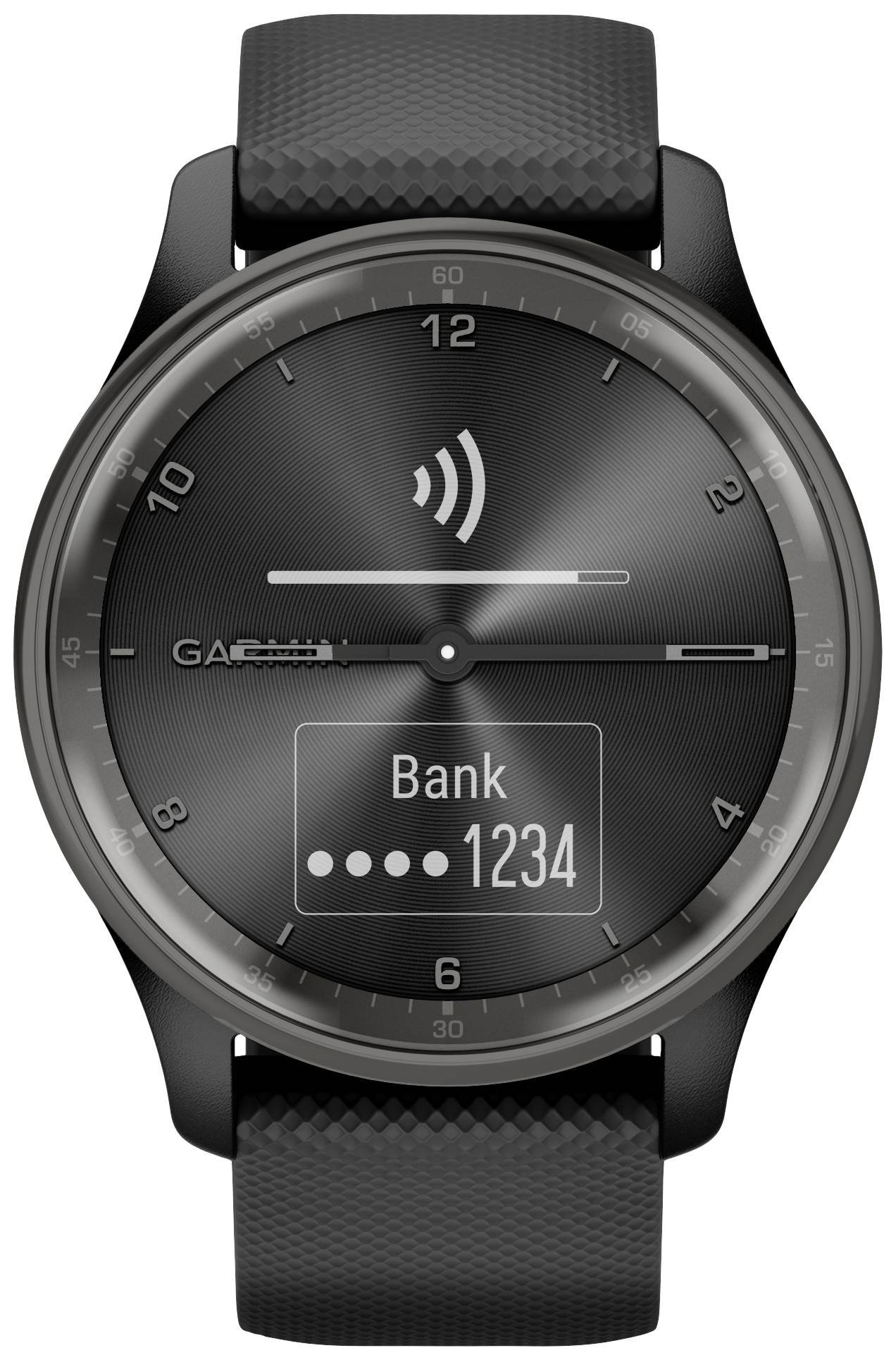 Garmin VIVOMOVE® TREND Smartwatch 40 mm Schwarz