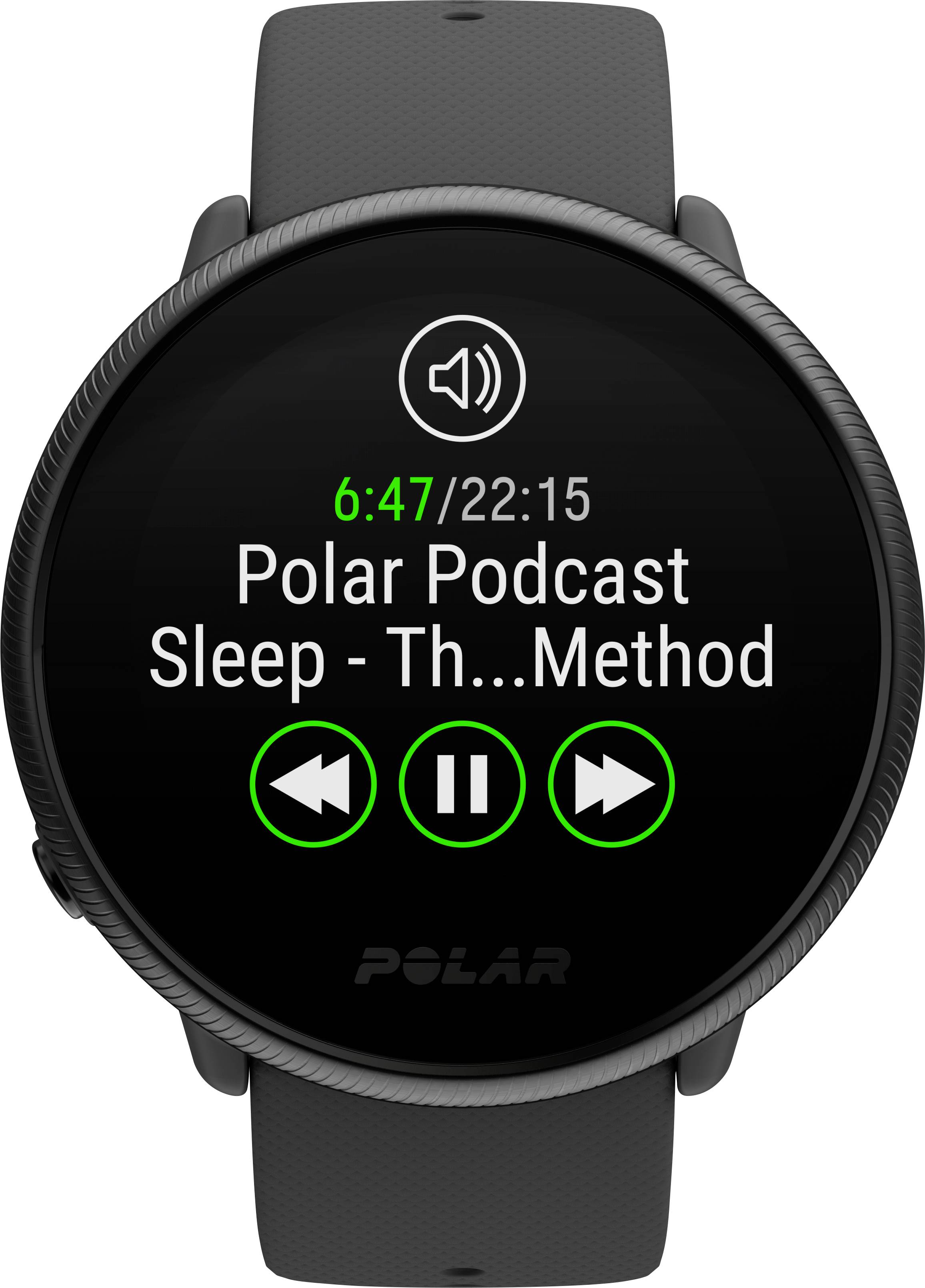 Polar Pulsuhr mit integriertem GPS Ignite 2 S/L Schwarz