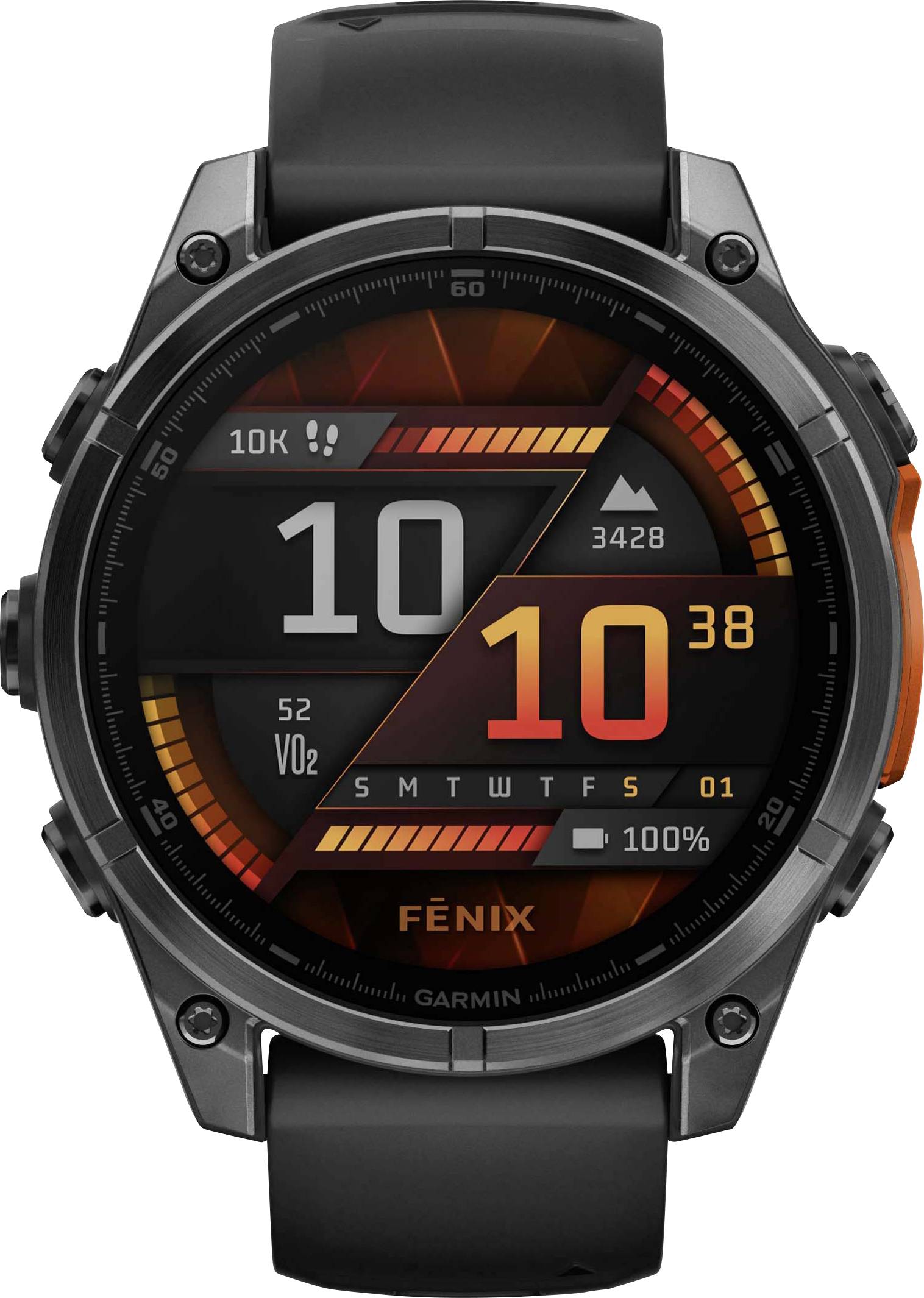 Garmin FENIX® 8 AMOLED Smartwatch 47 mm Schwarz