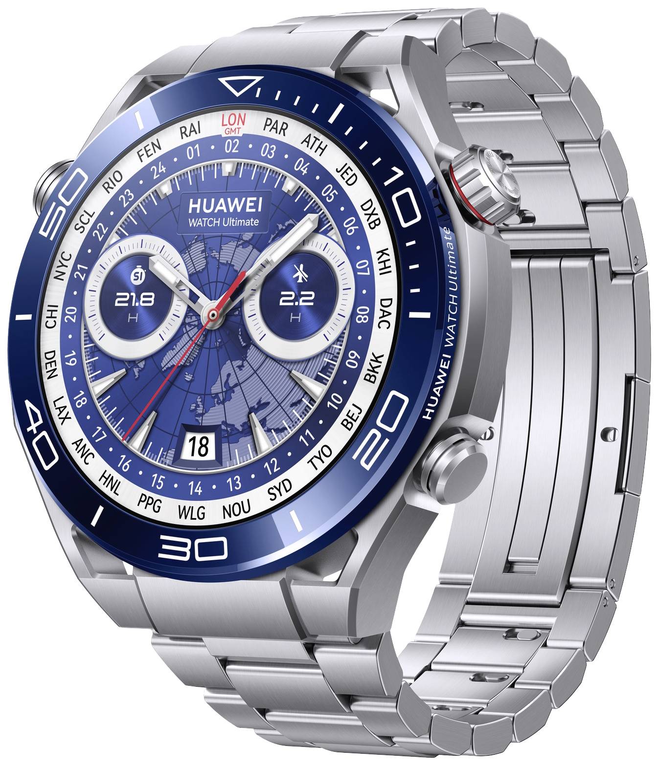 HUAWEI Watch Ultimate Smartwatch 48.5 mm Silber