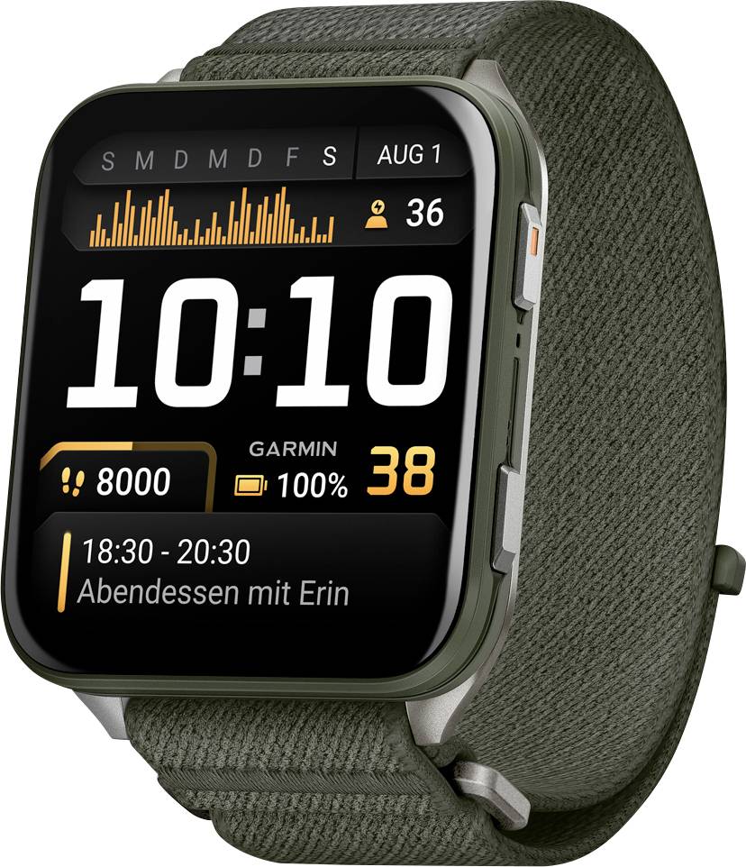 Garmin Venu® X1 Smartwatch Moosgrün