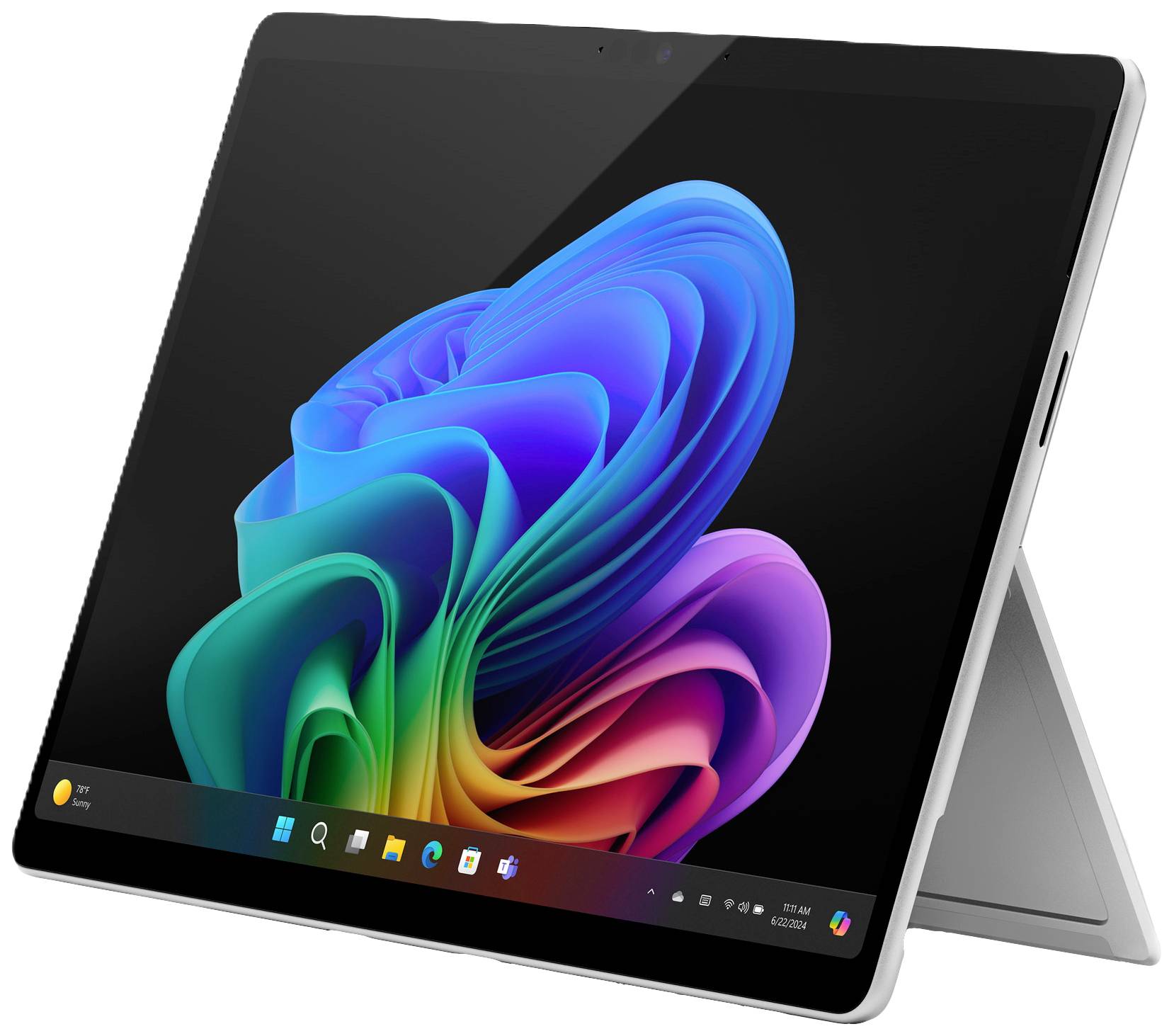 Microsoft Surface Pro 11 Copilot+PC WiFi 512 GB Platin-Grau Windows®-Tablet / 2-in-1 33 cm (13 Zoll) Qualcomm® Snapdrago
